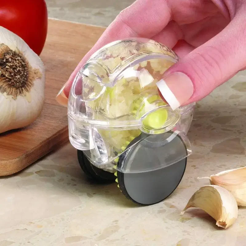 Kitchen Aid Garlic Hand Crusher Kitchen Cooking Supplies Kitchen Gadget Tool Aglio Chopper Wheel Garlic Mincer