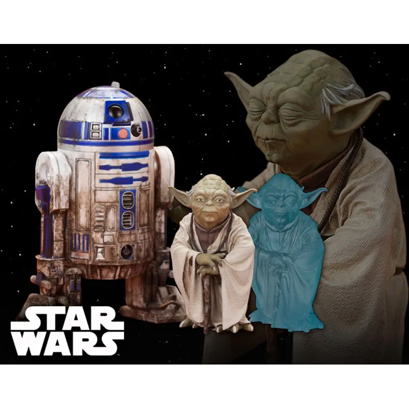 In Magazzino 100% Originale Kotobukiya Sw95 Artfx Star Wars Master Yoda R2-D2 Robot Movie Character Model Art Collection Toy Gift