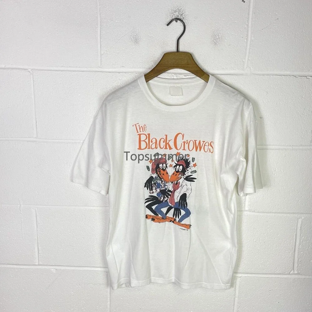 Camicia Vintage Blacks Crowes Mens Large White Shake Your Moneymaker World Tour