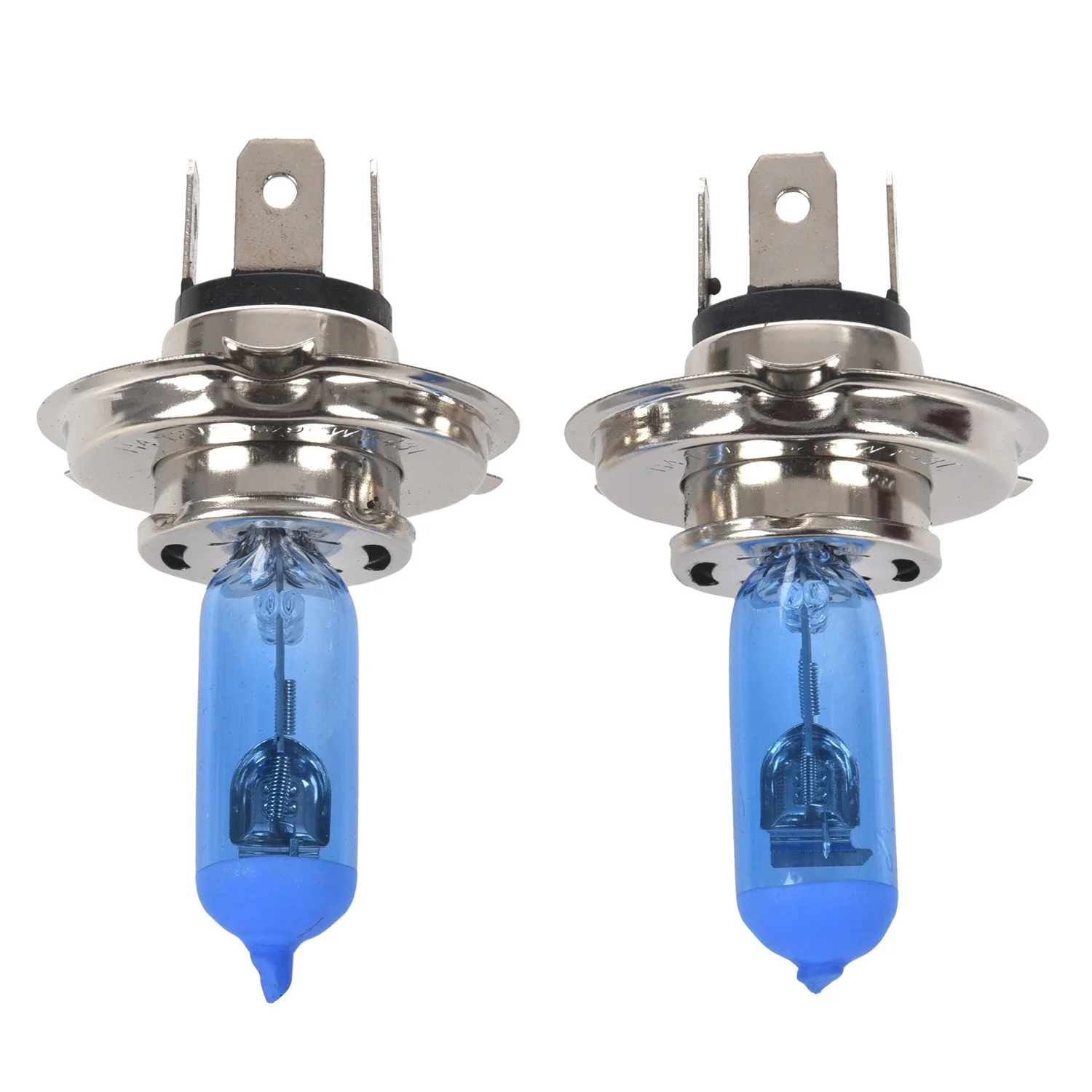 2Pcs H4 100W 6000K White Car Xenon Hid Halogen Headlight Bulbs Light Lamp