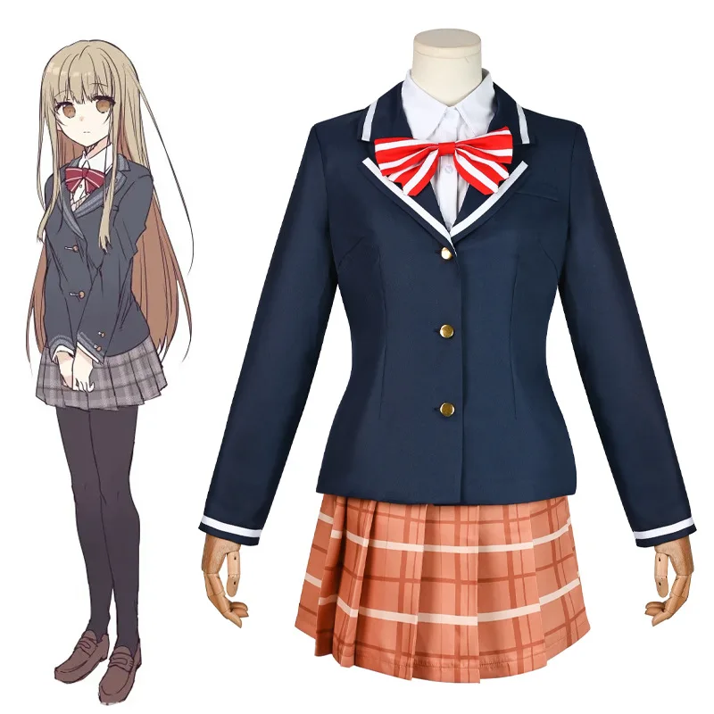 Anime Shiina Mahiru Costumi Cosplay The Angel Next Door Vize Me Marcio Uniforme Scolastica Ragazze Donne Jk Sailor Suit Top Gonna