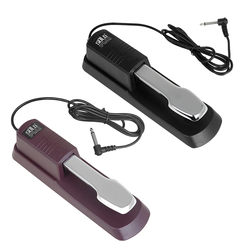 Pianoforte Sustain Pedal Keyboard Damper Pedal Spina Da 6.35Mm Con Casio Yamaha Roland Organo Elettronico Midi Tastiere Pianoforti