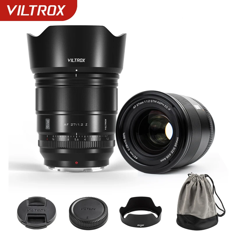 Viltrox Lens 27Mm 75Mm F.1.2 Pro Fuji Xf Mount Sony E Mount Nikon Z Mount Obiettivo Per Fotocamera Ultra Large Aps-C Prime Zve10 Xt