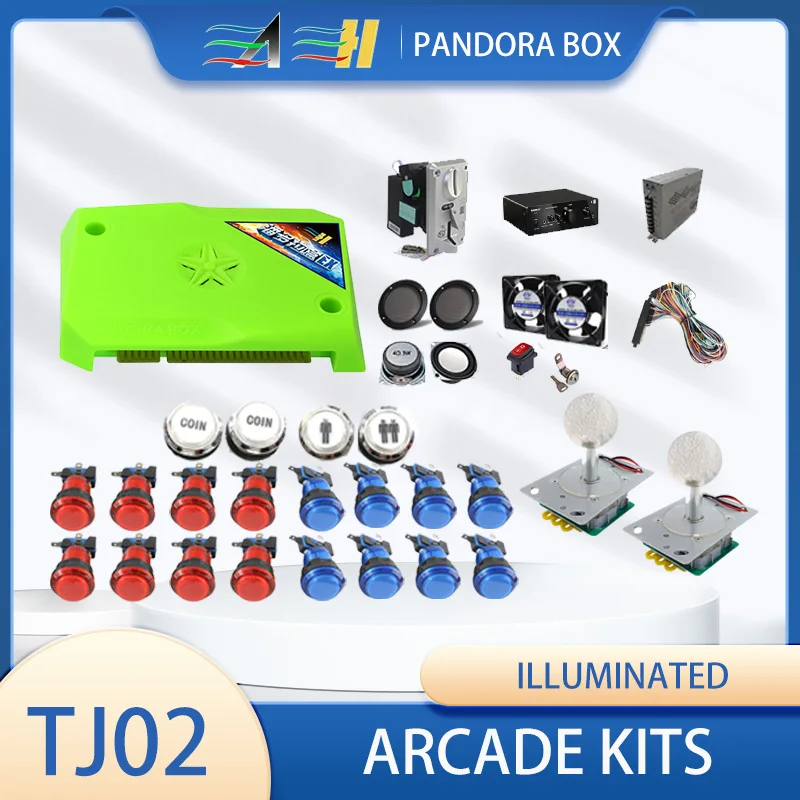 Kit Pulsanti Arcade Retrò Per Pulsante Arcade Luminoso Bartop Cabiet Vewlix A Gettoni