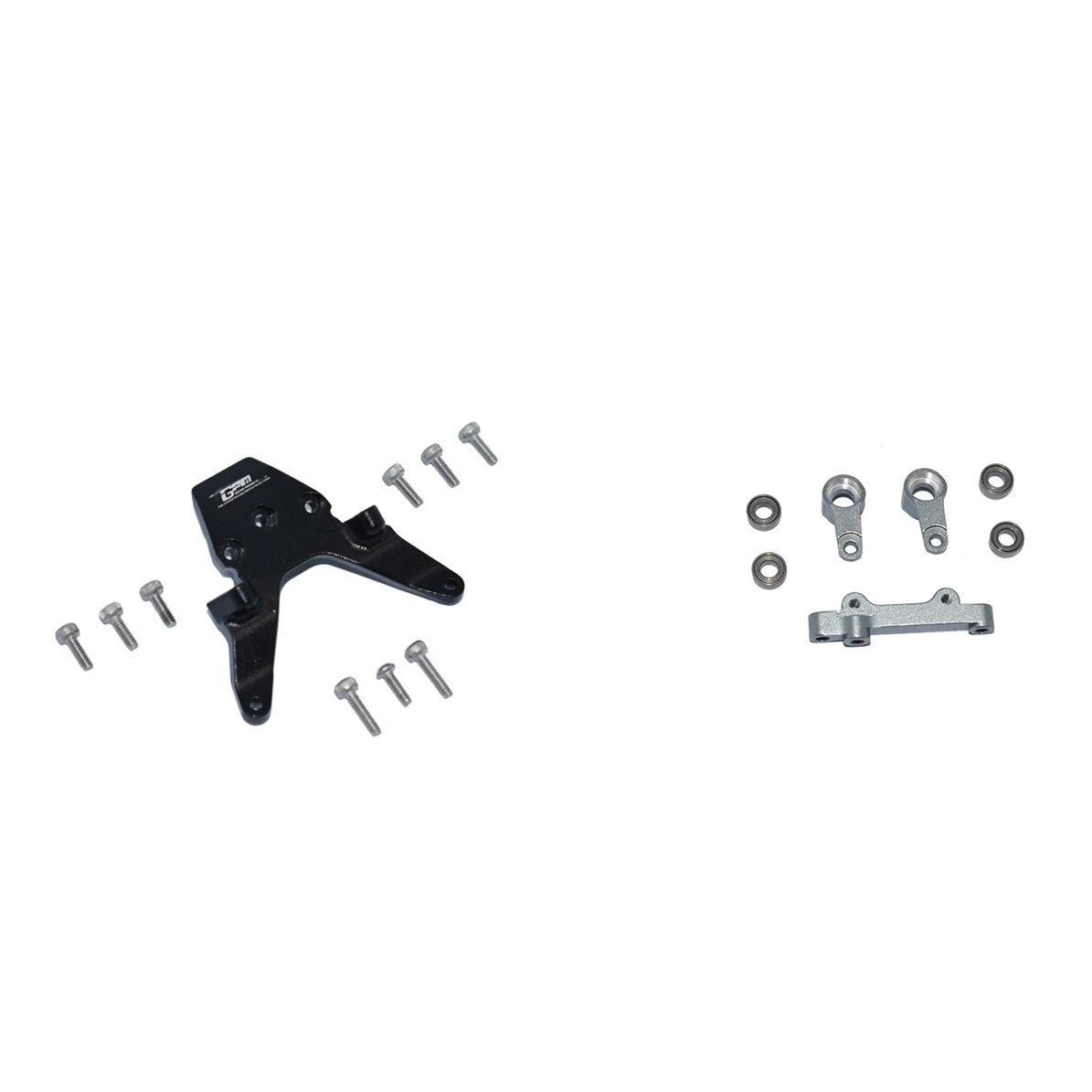 Paratia Anteriore In Metallo Per Losi 1/18 Mini-T 2.0 2Wd ,5 Set Gruppo Sterzo In Metallo Per Losi 1/18 Mini-T 2.0 2Wd