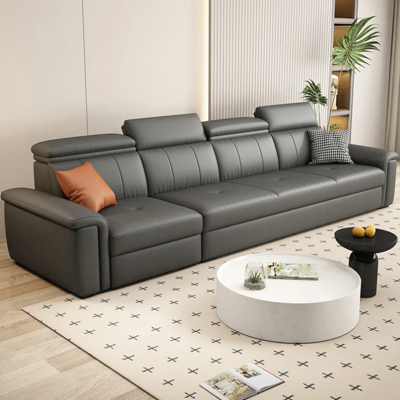 Lazy Black Puffs Divano Sedie Soggiorno Soft Modern Lounge Nordic Sofa Unique Leather Divani Da Soggiorno Apartment Furniture