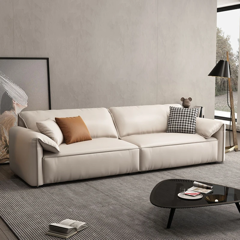 Nordic Lazy Floor Sofa Sedie Fancy Soft Modern Lounge Sofa Puffs Leather Cheap Divano Soggiorno Di Lusso Living Room Furniture