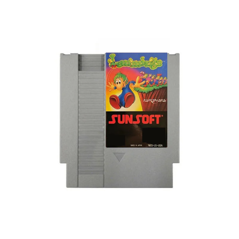 Lemmings Action Game Card Per Nes 72 Pin Cartuccia Per Videogiochi Con Console A 8Bit