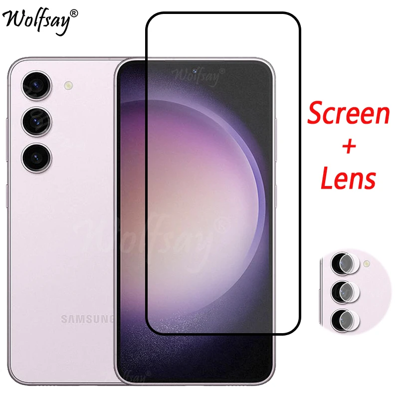 Vetro Temperato A Copertura Totale Per Samsung Galaxy S23 Fe Screen Protector Per Samsung S23 Fe Camera Glass Per Samsung S23 Fe Glass