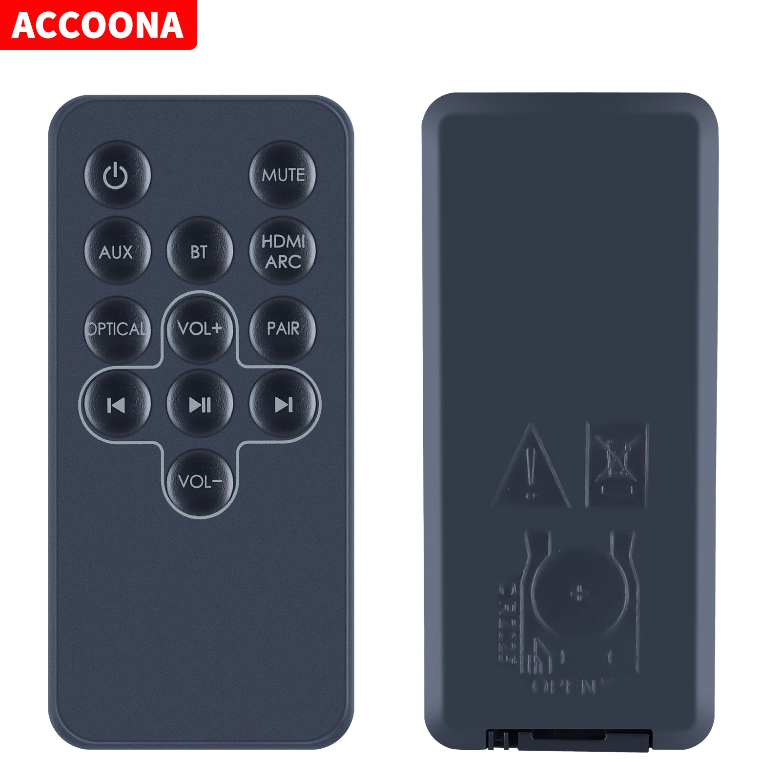 Telecomando Per Sharp Ht-Sb95 105001389 2.0 Slim Tv Bluetooth Soundbar Sound Bar Speaker