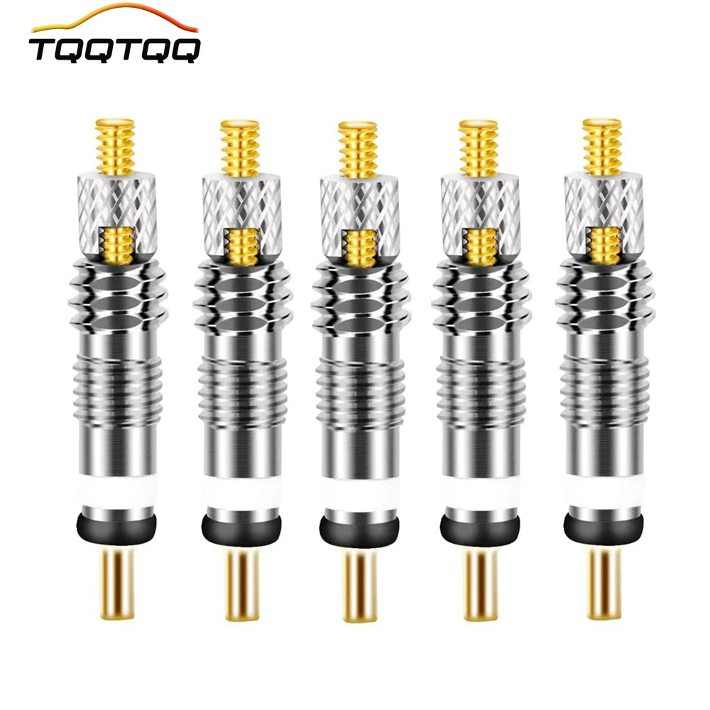 5 Pz/Lotto Presta Valve Core Bike Sostituzione Nucleo Tubeless In Ottone Per Bici Mtb Da Strada Tubeless, Stan, Vittoria, Continental, Kenda