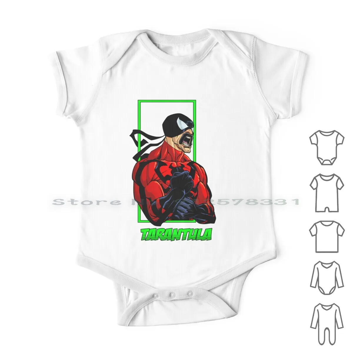 Tarantula Vestiti Per Neonati Pagliaccetti Tute In Cotone Fumetti Fumetti Spidey Villain Tarantula Nerd Geek Culture Pop Art