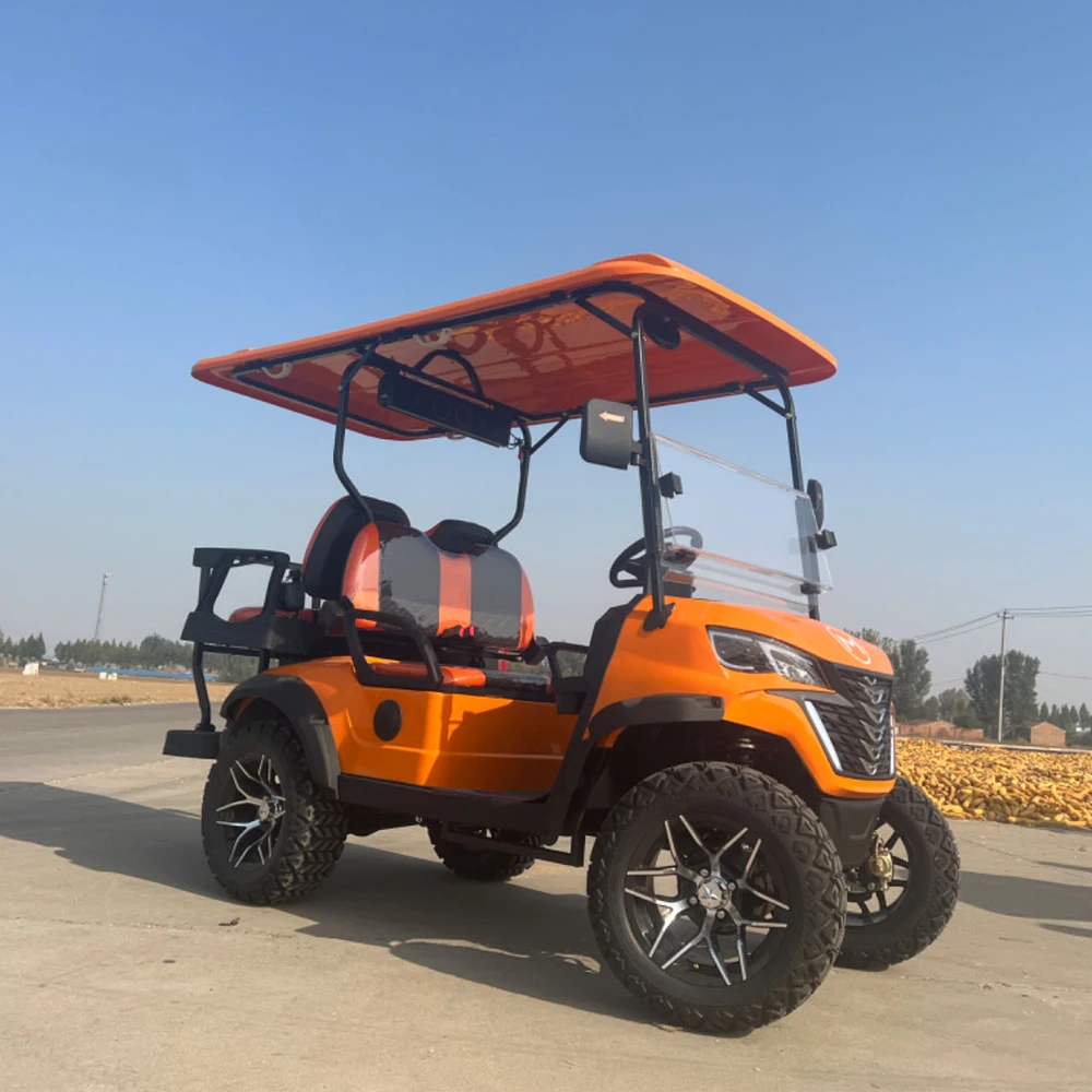 72V 5000W Motore A Corrente Alternata Sistema Di Sospensione Indipendente Carrello Da Golf Auto Buggy 2 4 6 Posti Strada Legale Carrelli Da Golf Elett