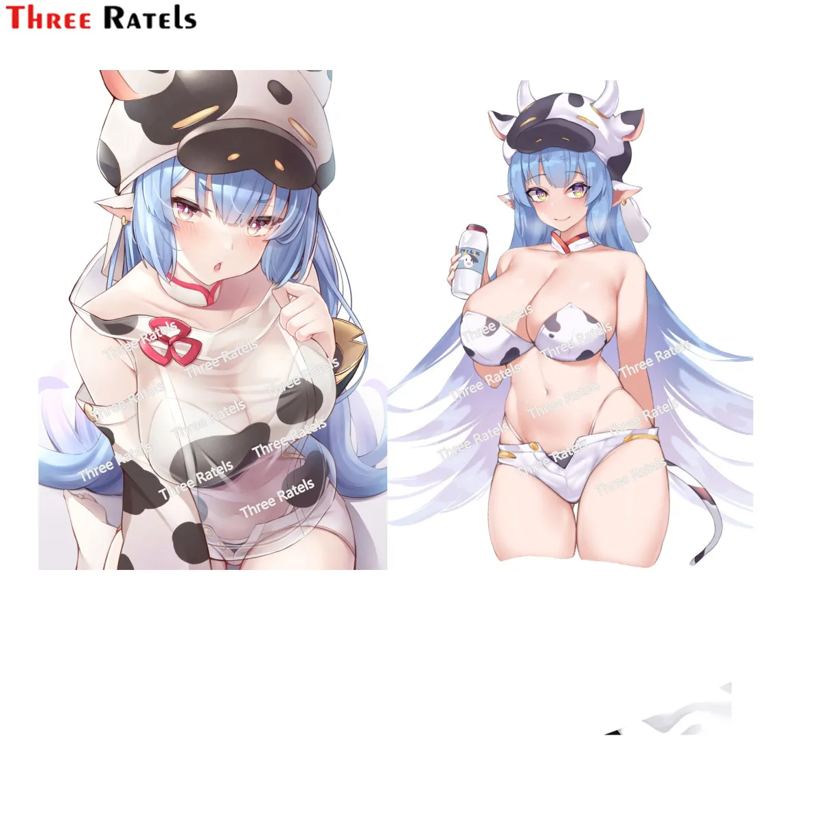 Tre Ratels E650 Catura Granblue Fantasy Sexy Girl Anime Car Sticker Decalcomania Per Bicicletta Accessori Moto Casco Portatile