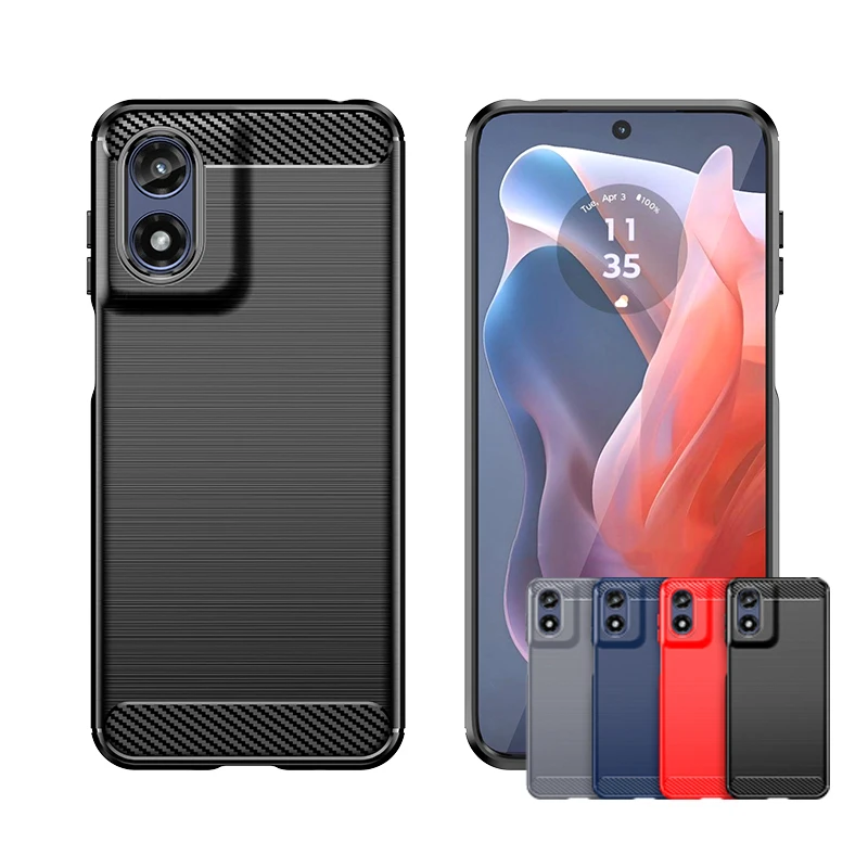 Per Moto G Play 2024 Custodia Cover Motorola Moto G Play 2024 Capas New Bumper Custodia Morbida Antiurto Motorola Moto G Play 2024 Coque