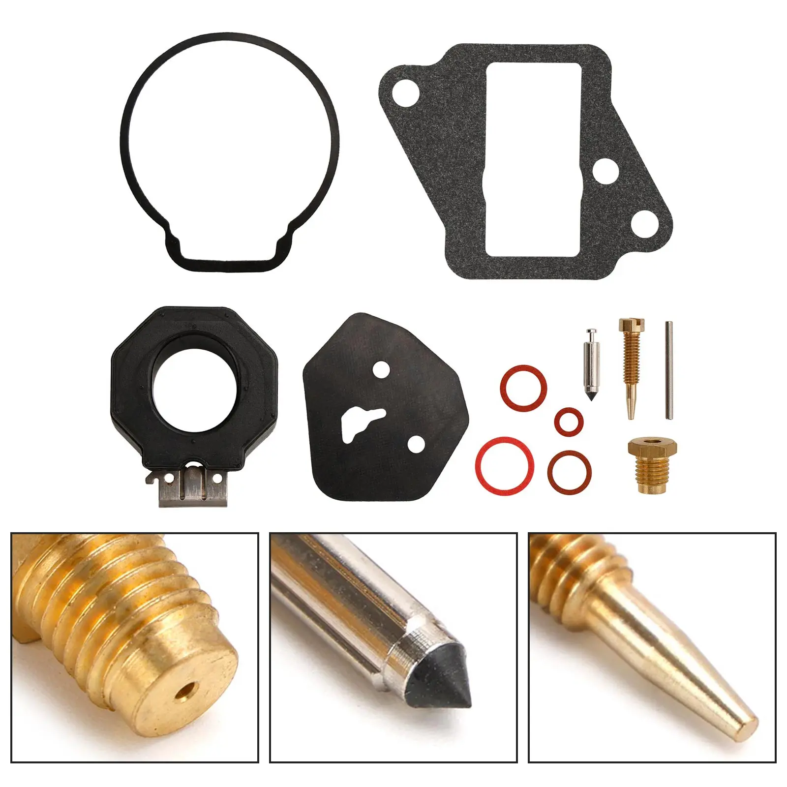 Areyourshop Carburatore Carb Rebuild Kit Adatto Per Yamaha 9.9Hp 15Hp Muslimate