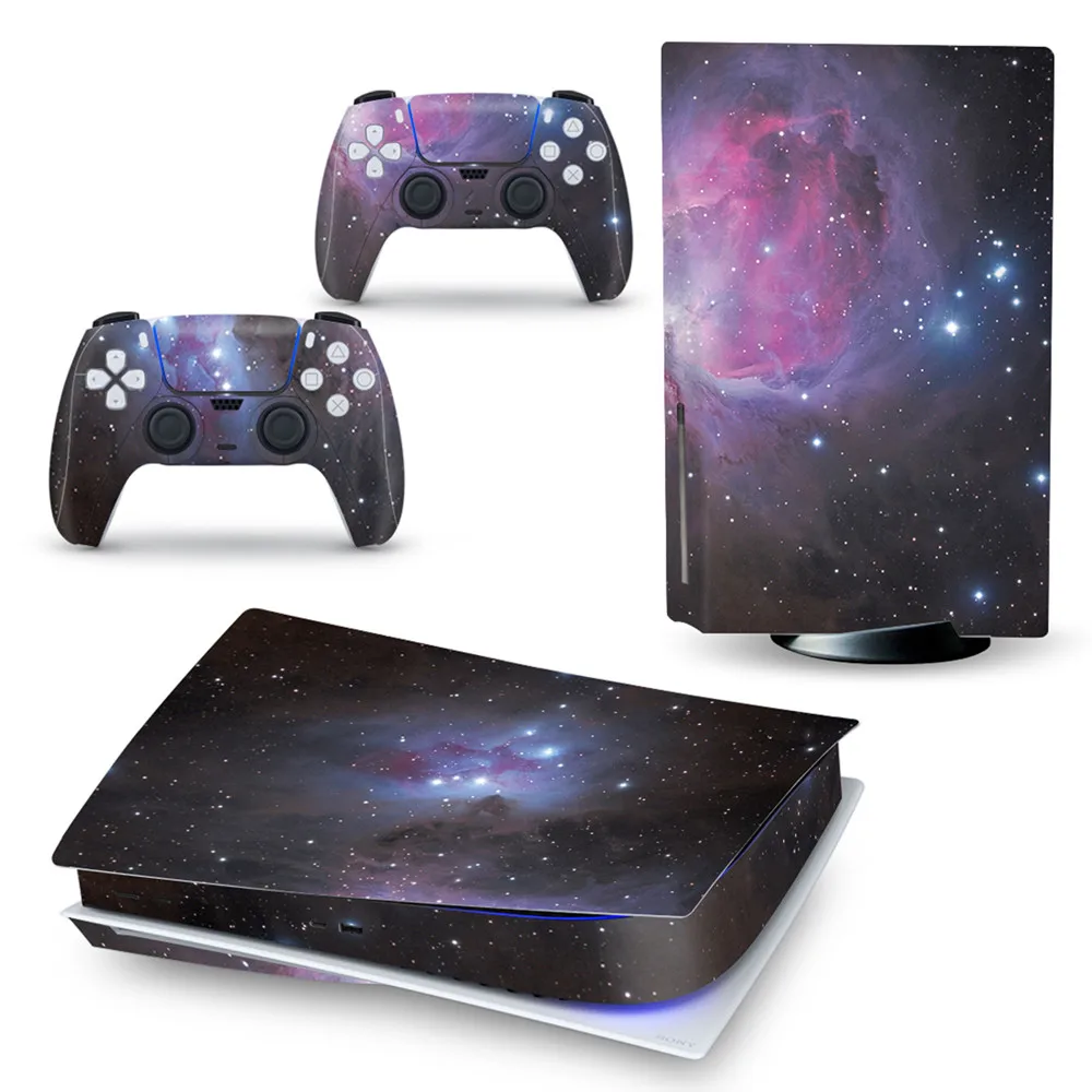 Set Completo Skin Compatibile Con Ps5 Console Controller Disc Edition, Adesivi Decalcomanie In Vinile Per Ps5 Console Disc Edition