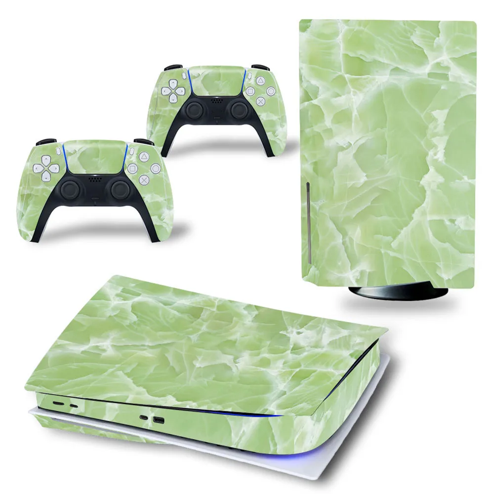 Set Completo Skin Compatibile Con Ps5 Console Controller Disc Edition, Adesivi Decalcomanie In Vinile Per Ps5 Console Disc Edition