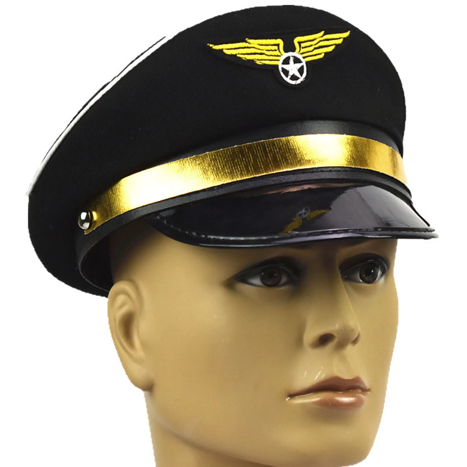 Captain Hat Party Theme Hats America Pretend Play Costumes Dress Up Hat For Dress Up Accessory