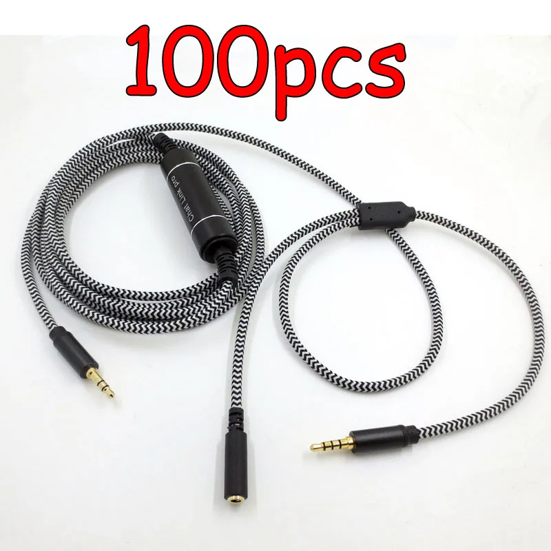 Cavo Audio 100Pcs 260Cm Chat Link Con Isolatore In Linea Per Elgato Hd60 S + Hd60 Pro Capture Card Linea Di Ricambio Per Ns Ps5
