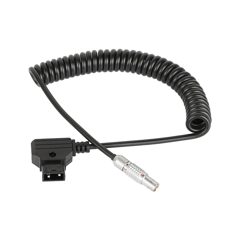 Camvate Red Komodo 6K Cinema Camera Cavo Adattatore Di Alimentazione A Spirale Dritto 2 Pin Femmina A D-Tap