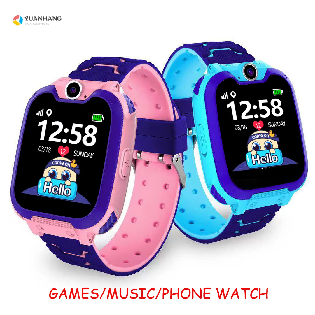 Smart Watch For Kids Student Children Girls Music Play Puzzle Game Watch Baby 2G Sim Card Call Camera Clock Watches