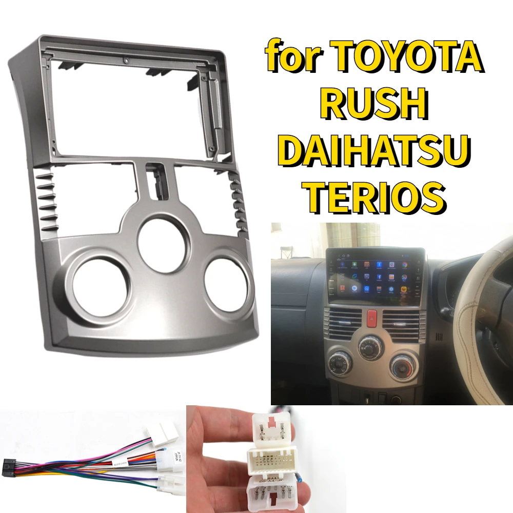 9 Pollici Car Audio Gps Navigation Fascia Panel Dvd Supporti Per Telaio In Plastica Per Toyota Rush Daihatsu Terios