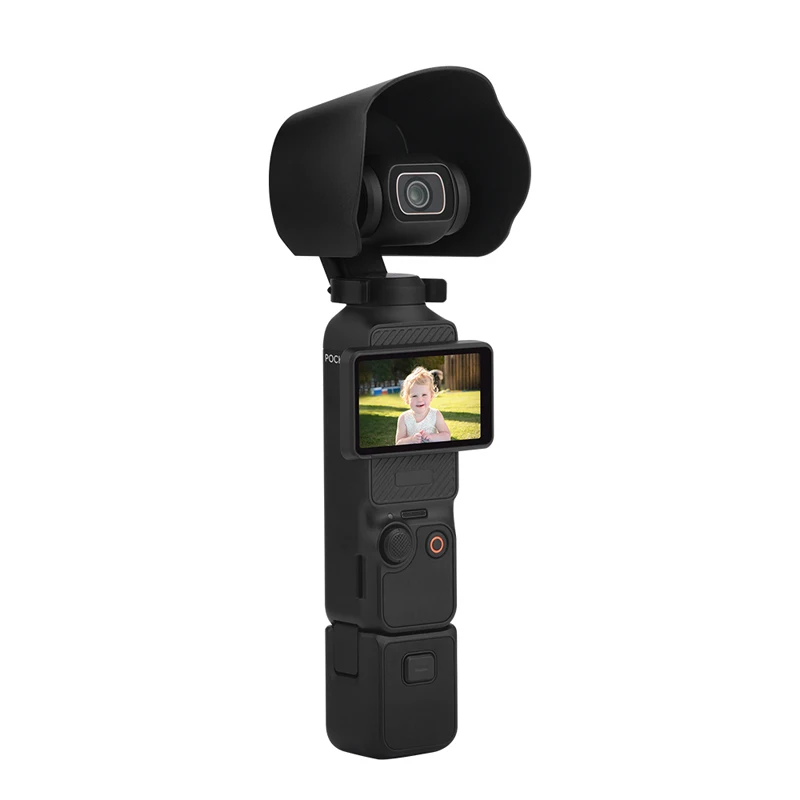 Per Dji Osmo Pocket 3 Lens Sun Hood Light Blocking Lens Hood Cover Guard Prevenire L'Abbagliamento Lens Hood Accessori Per Fotocamere