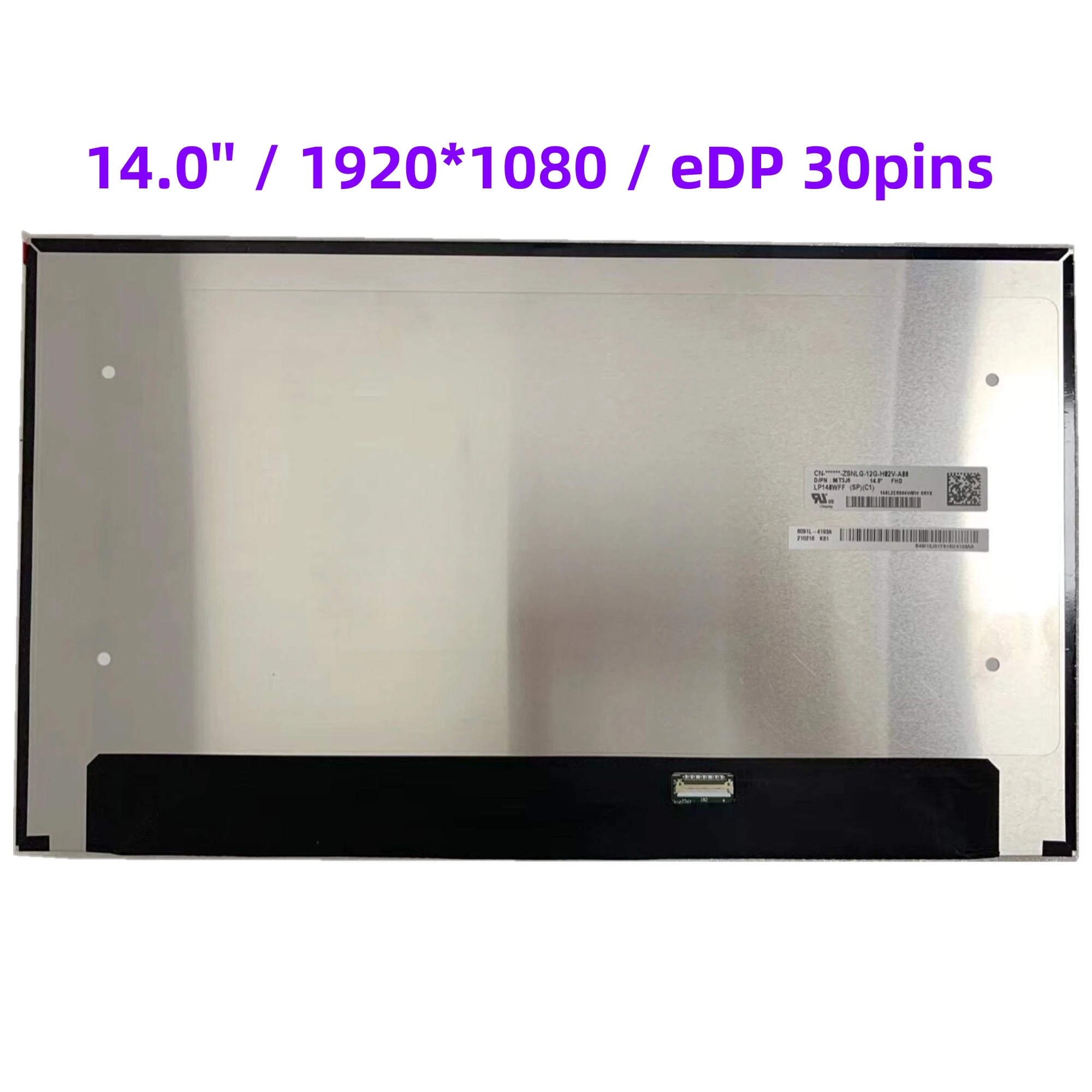 Lp140Wff Spc1 Per Dell Latitude 7420 7410 Schermo Lcd 2 In 1 Display Fhd 1920 X1080
