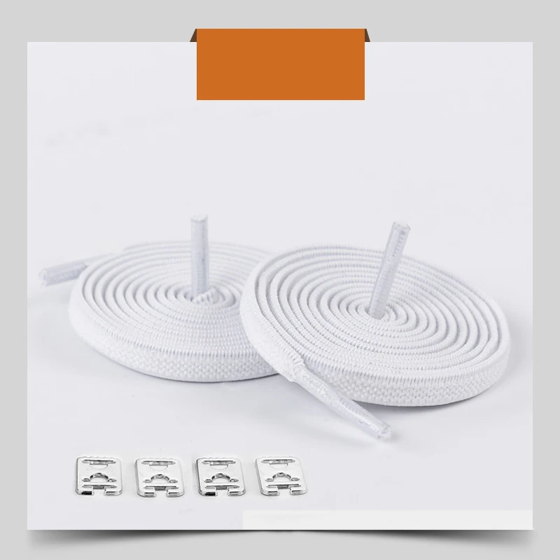 Men'S And Women'S Shoelace For Lazy People Air Force One Color Series Flat Press Elastic Elastic String Shoe Buckle Tie-Free