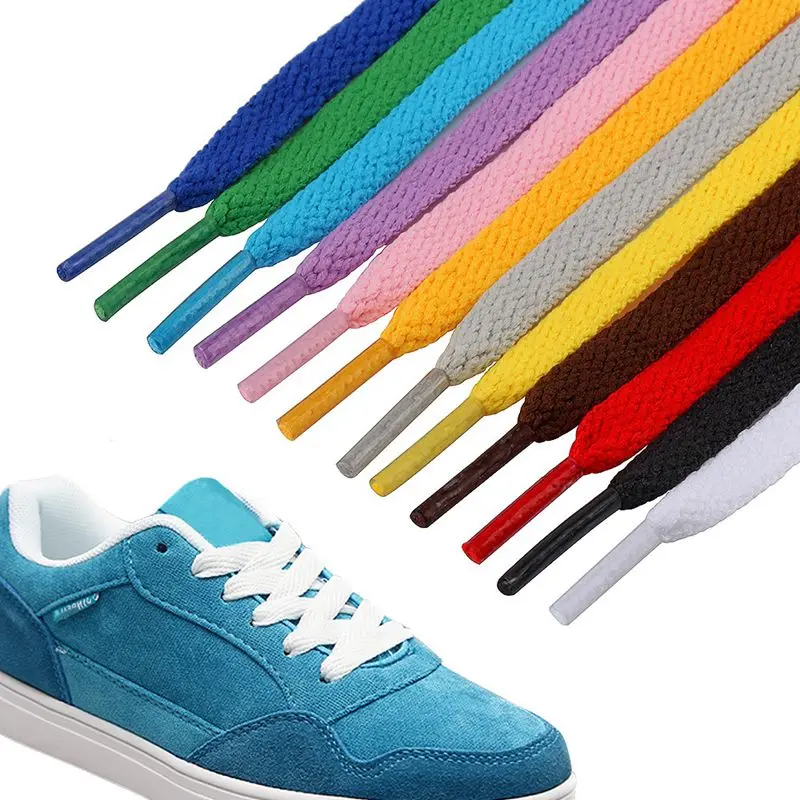 1 Paio 36 Colori Air Force One Flats Lacci Scarpe Classiche Lacci Sneaker Bianco Sport Uomini Donne Bambini Lacci Delle Scarpe Stringhe Casual