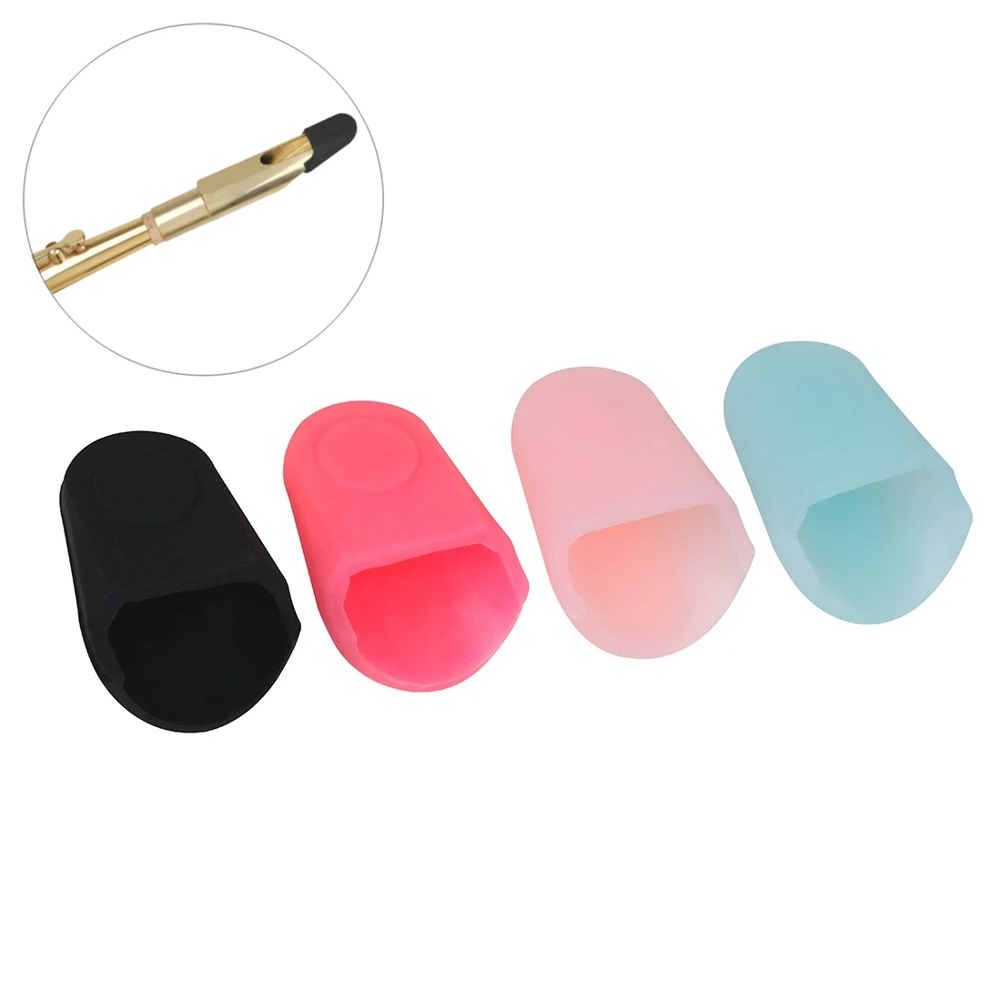 Silicone Saxophone Mouthpiece Cap Durable Protective Cover For Soprano Sax Mouthpiece