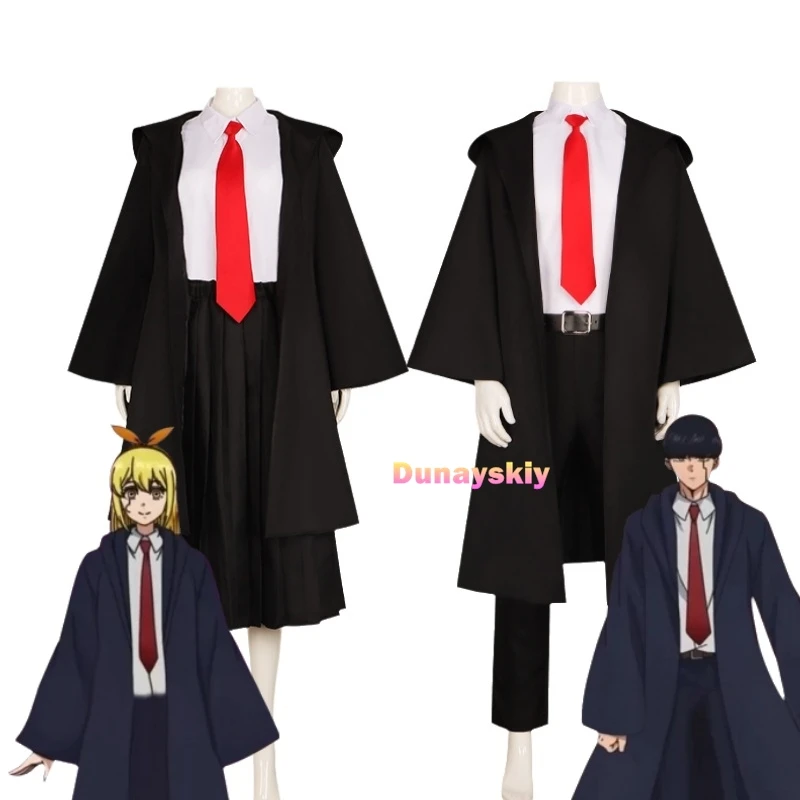 Anime Mashle Magic And Muscles Mashle Cosplay Costume Parrucca Lemon Irvine Jacket Lance Cosplay Magic School Uniforms Mantello Suit