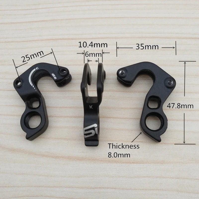 2Pc Bicicletta Gear Deragliatore Posteriore Gancio Per Cannondale Kp158 Super Six Evo Synapse Carbon Caad 10 Mech Dropout Telaio In Carbonio Bici