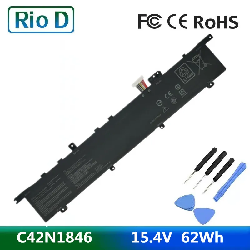 C42N1846 C42N1846-1 Batteria Del Computer Portatile Per Asus Ux581 Ux581Gv Per Zenbook Pro Duo Ux581 Ux581Gv-H2002R 0B200-03490000