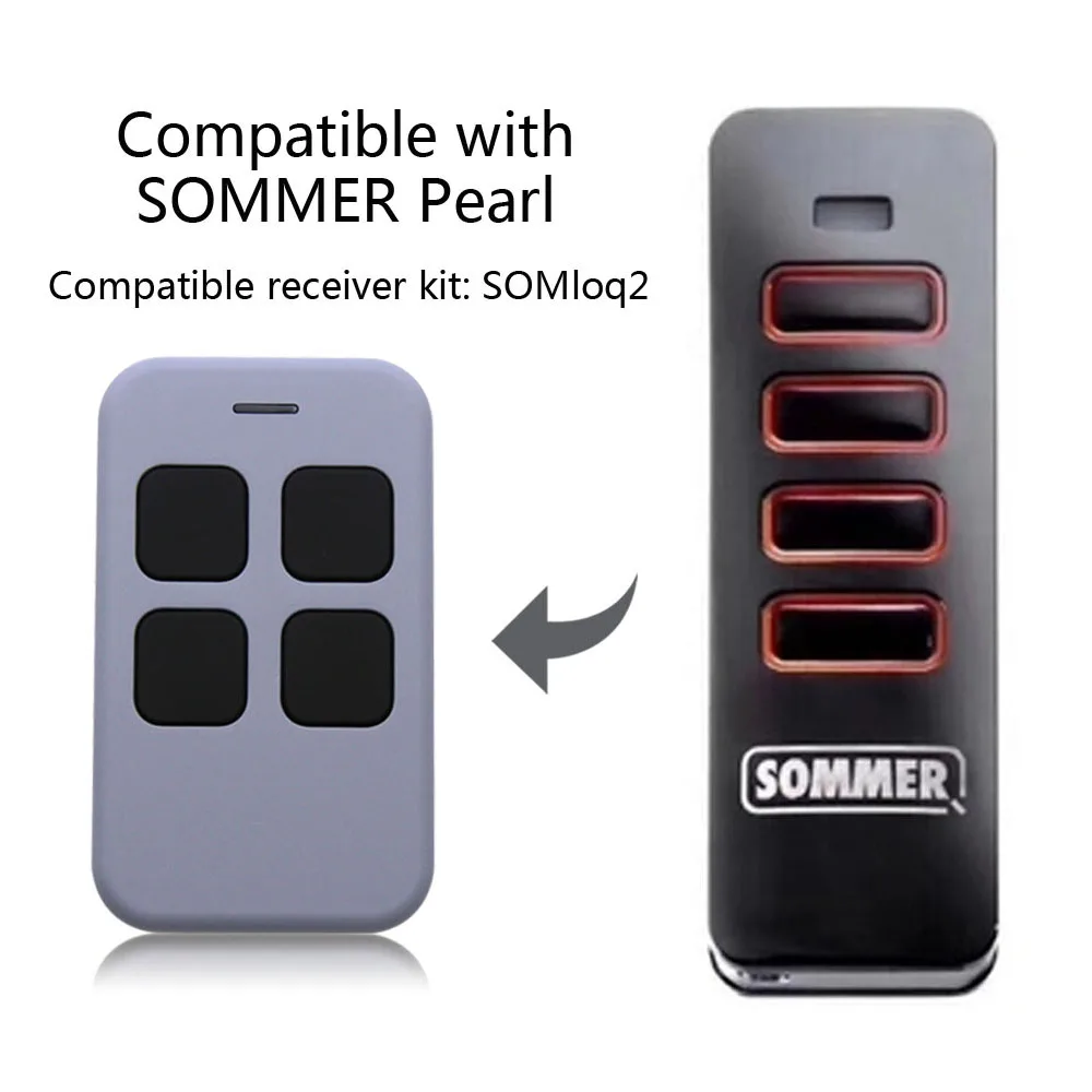 Sommer 4018 Pearl Tx55-868-4 / 4019 Pearl Vibe Trx55-868 / Slider + / Pearl Twin / Slider Vibe Telecomando Per Porta Del Garage 868Mhz