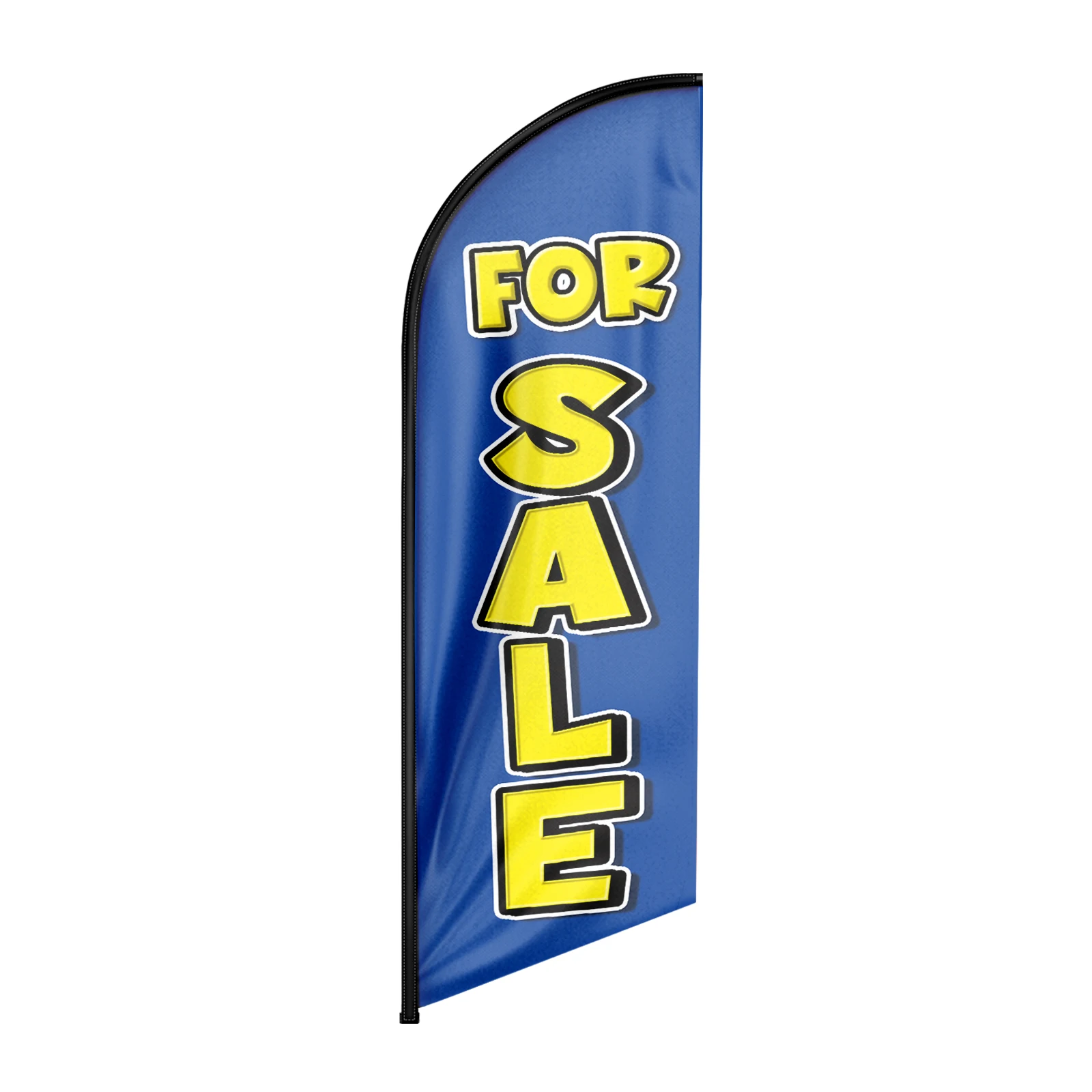 Fsflag 1 Pz 8Ft Sale3 Feather Flag Con Pole Kit E Ground Spike Swooper Banner Decorazioni (Senza Palo)