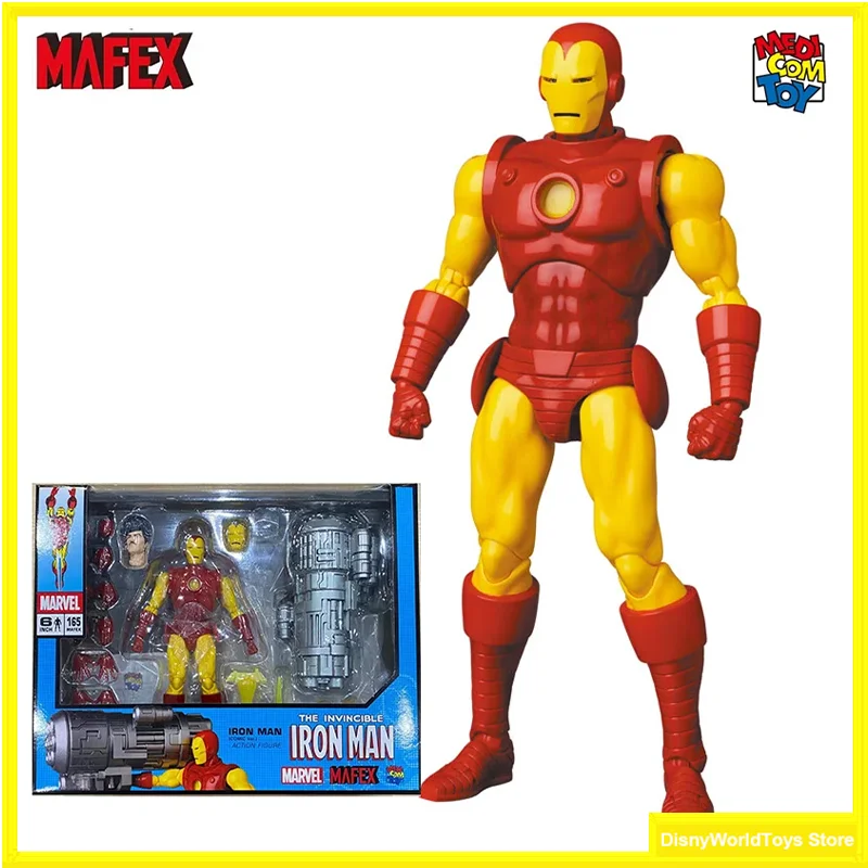 100% Originale Mafex 165 Mafex The Indistruttibile Iron Man Comic Ver In Stock Anime Figure Model Toys