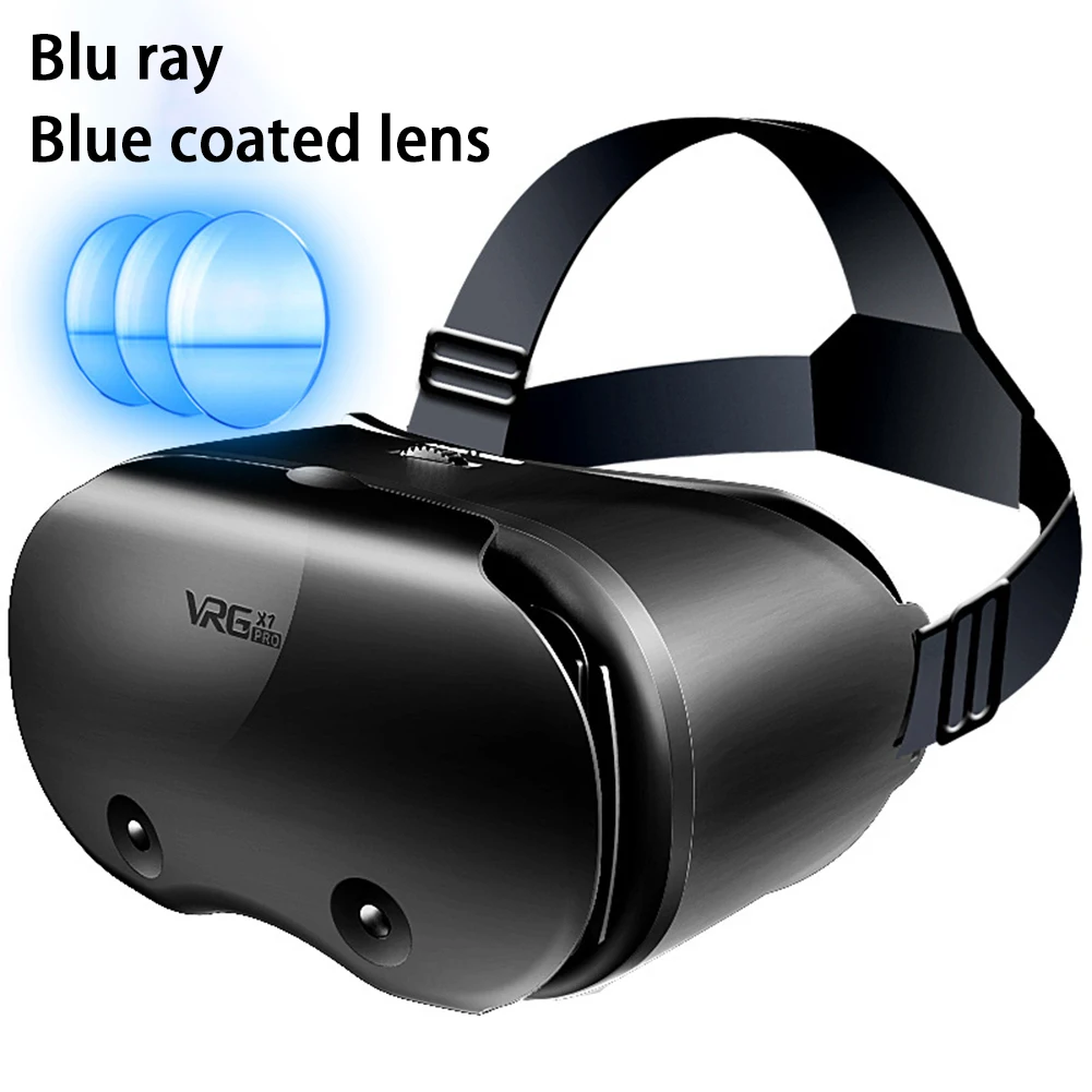 Cuffie Pro X7 Vr Con Lenti Vr Regolabili Ad Alta Definizione Esperienza Di Gioco 3D Per Smartphone Da 5-7 Pollici