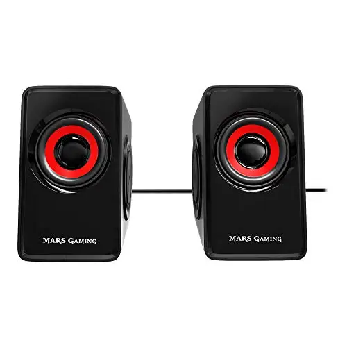 Mars Gaming Ms1, Altoparlanti Da 10W, Subwoofer, Jack Da 3.5Mm, Pc/Mac/Smartphone/Tablet