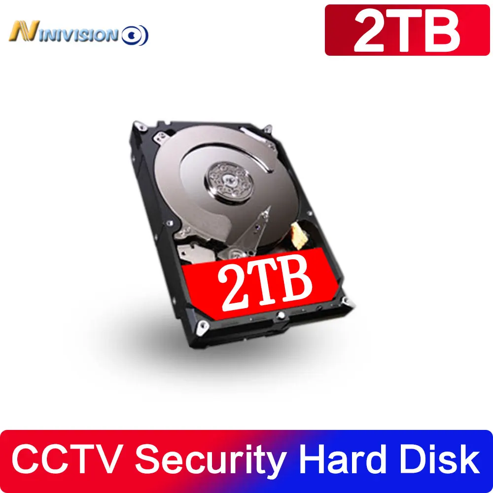 Disco Rigido Da 2Tb 2000Gb 2T Hdd Interno Hd 7200Rpm 64M 3.5 "Sata 3 Per Pc Desktop Computer Sistema Interno O Cctv Kit Dvr