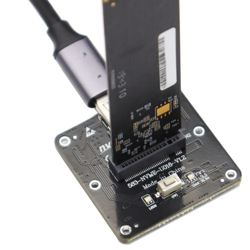 1 Pezzo M.2 Nvme Sata Ssd Enclosure Adapter Card Abs 2Tb Jms583 Usb Gen2 10Gbps Hdd Enclosure Scheda Adattatore Di Espansione