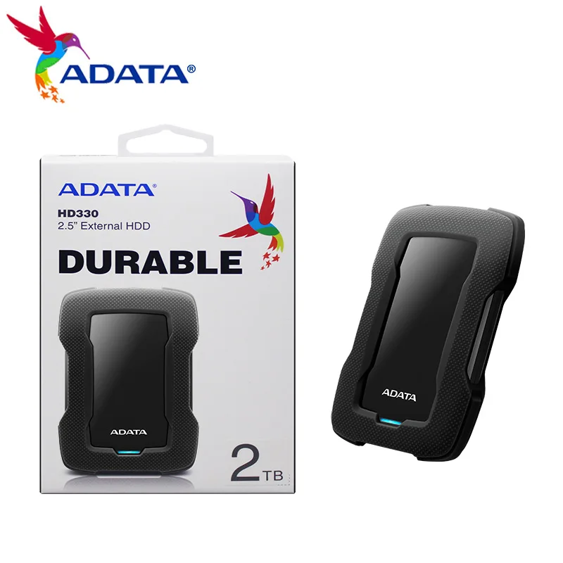 Hdd Esterno Adata Hd330 1Tb 2Tb Portatile 2.5 ''Crittografia Unità Disco Rigido Esterna Sottile Durevole Hdd Da 2Tb Per Desktop Portatile