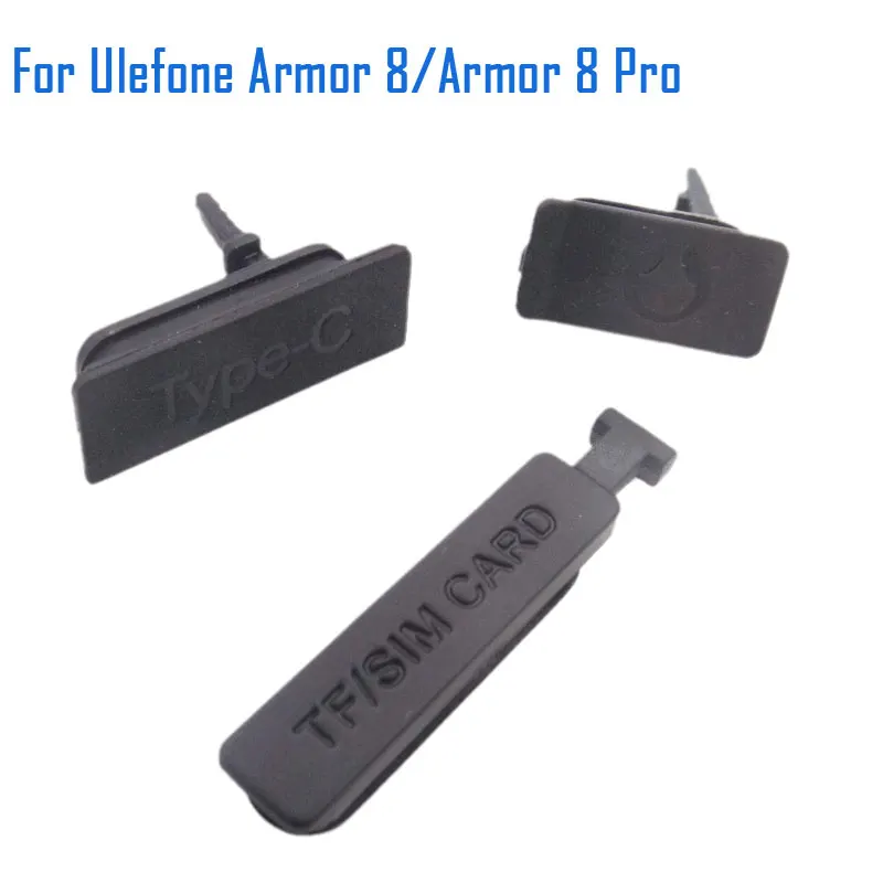 Originale Ulefone Armor 8 Pro Dust Plug Auricolare Dust Plug Usb Rubber Dust Plug Sim/Tf Dust Plug Accessori Per Ulefone Armor 8