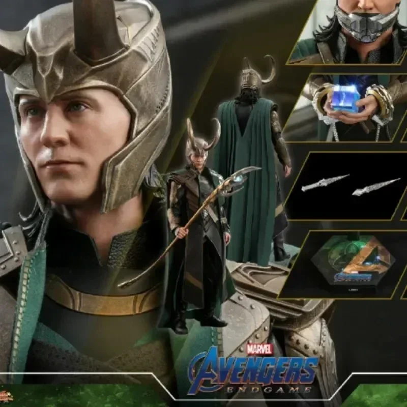 Original Hot Toys Mms579 Loki Laufeyson Endgame 1/6 Movie Character Model Garage Kit Anime Figures Art Collection Toy Gift