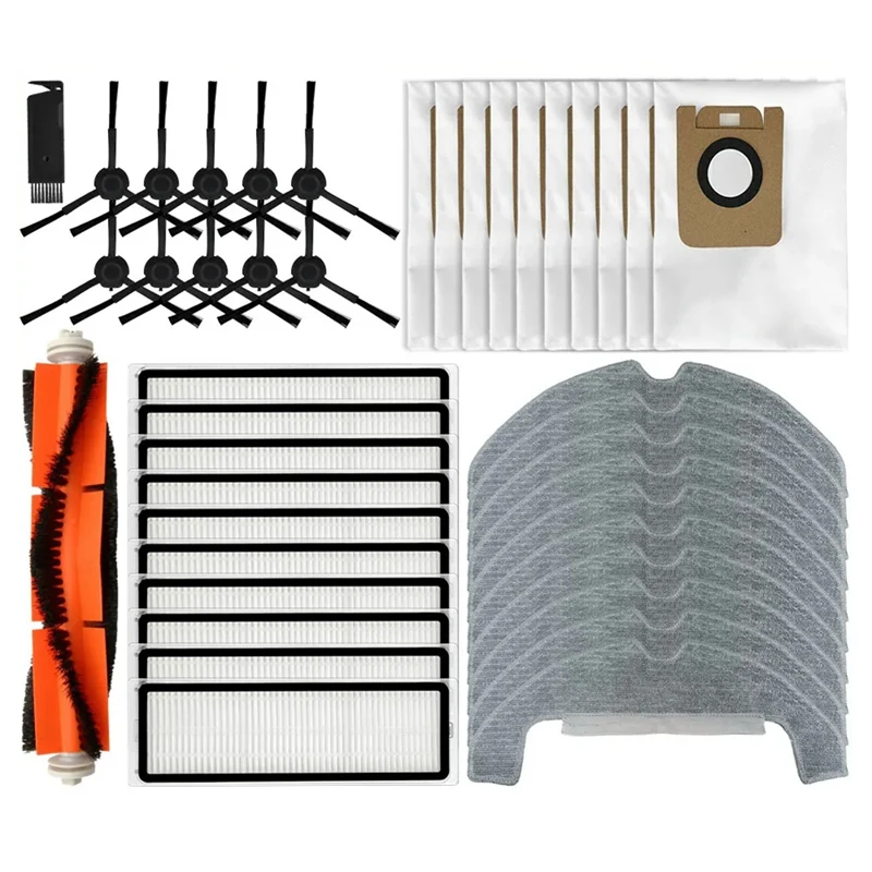 Per Dreame D10S Plus Roller Side Brush Hepa Filter Mop Cloths Rag Dust Bag Robot Aspirapolvere Sostituzione