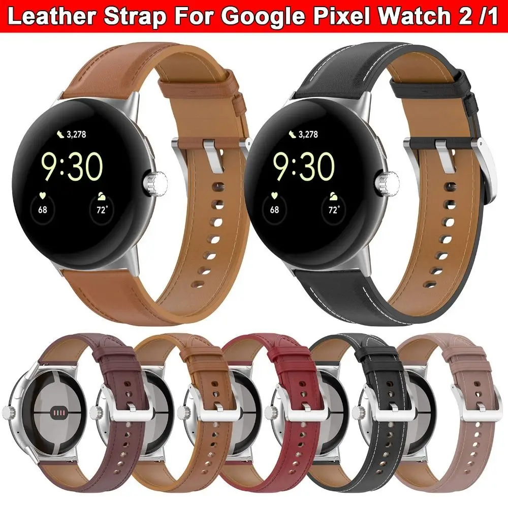 Cinturino In Pelle Per Google Pixel Watch 2 1 Cinturini Di Ricambio Per Pixel Watch 2/1 Cinturini Da Polso Vintage Accessori