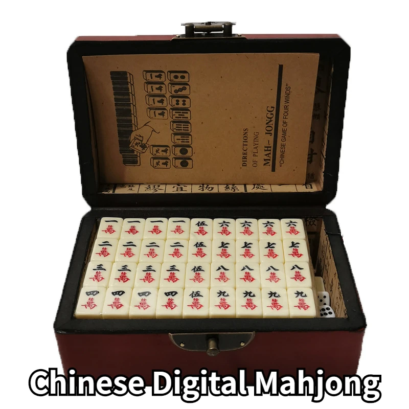 Outdoor Travel Mini Mahjong Gioco Da Tavolo Da Viaggio Portatile Tavolo Pieghevole Mahjong Cinese Set Gioco Di Carte Mahjiang Tiles Di Piccole Dimensi