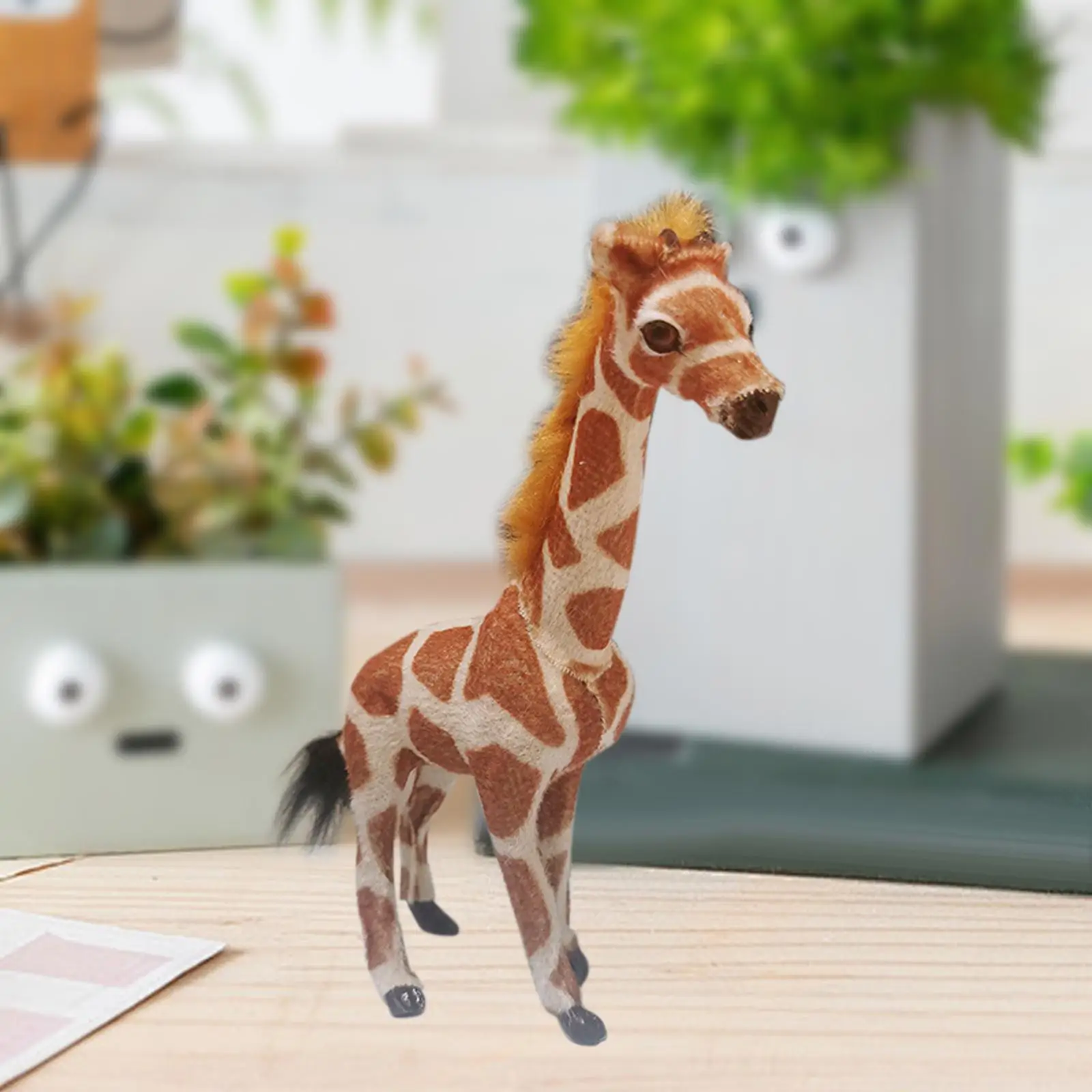 Peluche Giraffa Figura Giraffa Peluche Peluche Adorabile Peluche Versatile Giraffe Scultura Statua Per Soggiorno Ragazze