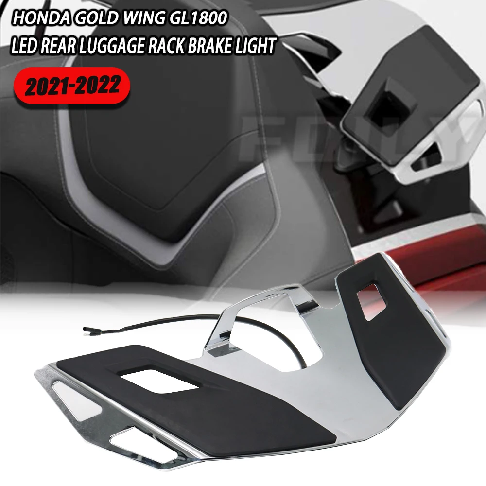 Motorcycle Top Rack Turn Signal Trunk Luggage Rack Led Brake Light For Honda Gold Wing Gl 1800 Gl1800 B Da Tour 2021 -